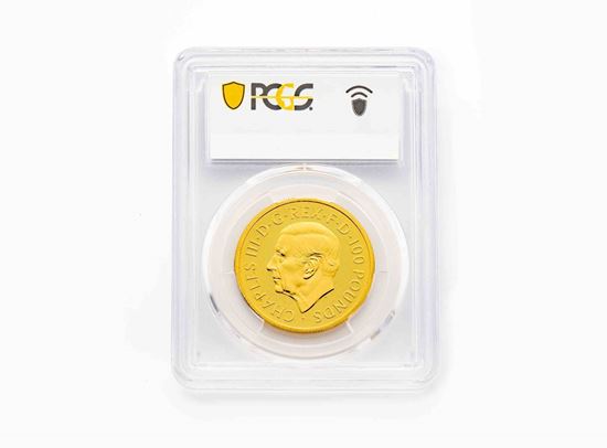 PCGS 2023 1oz Gold Tudor Beast 'Bull' MS69