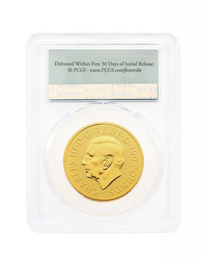 PCGS 2024 1oz Gold Tudor Beast 'Unicorn' First Strike MS68