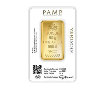 Pamp Fortuna 50g Gold Bar