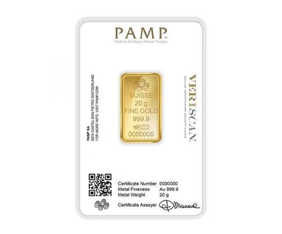 PAMP Fortuna 20g Gold Bar