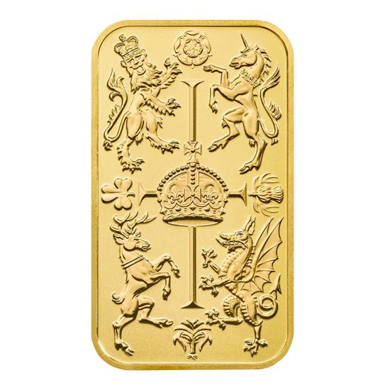 The Royal Celebration 1oz Gold Bar