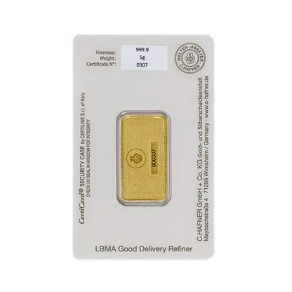 C.Hafner 5g Gold Bar