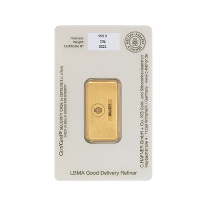 C.Hafner 10g Gold Bar