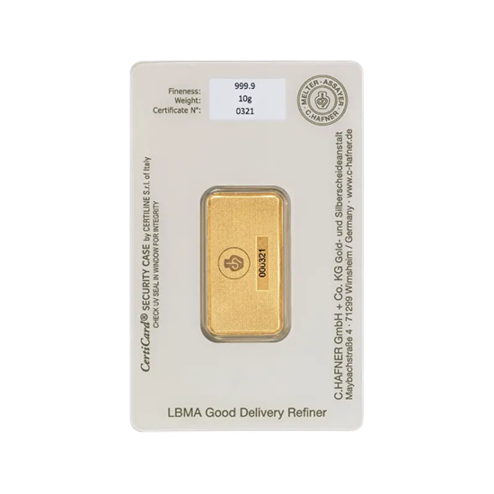 C.Hafner 10g Gold Bar