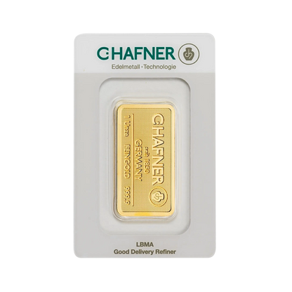 C.Hafner 1oz Gold Bar