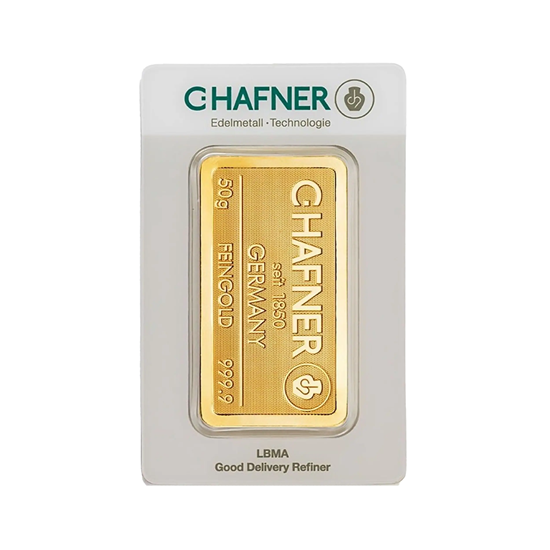 C.Hafner 50g Gold Bar