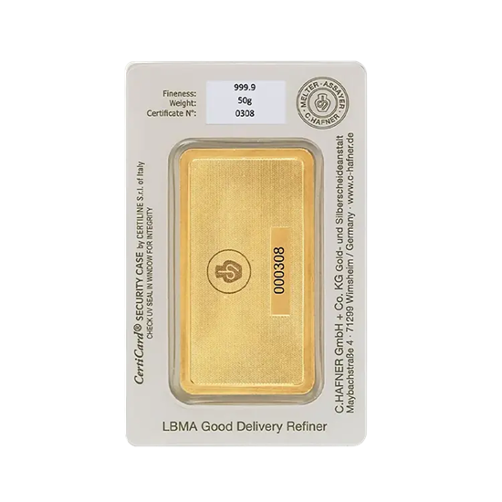 C.Hafner 50g Gold Bar