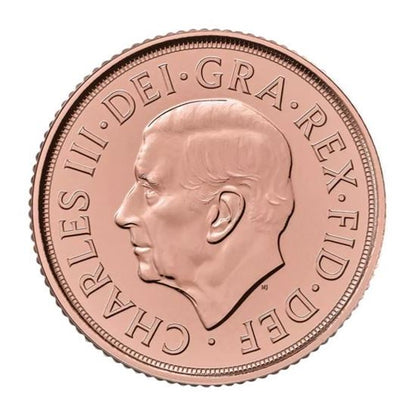 2024 UK 1/2 Sovereign - KCIII Gold Coin