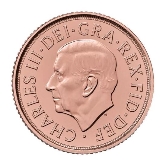 2024 UK 1/2 Sovereign - KCIII Gold Coin