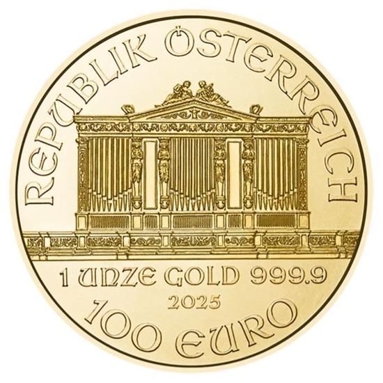 2025 1oz Austrian Philharmonic Gold Coin