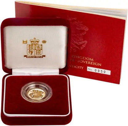 proof presentation box for gold half