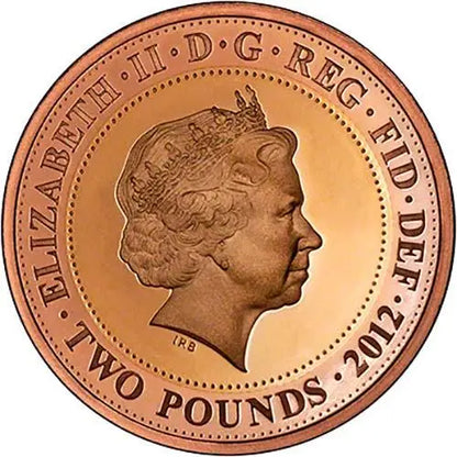 2012 Olympic Handover £2 Gold Proof Coin (Box & COA)