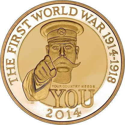 2014 Lord Kitchener £2 Gold Proof Coin (Box & COA)