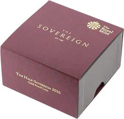 2016 Half Sovereign Gold Proof James Butler Portrait (Box & COA)