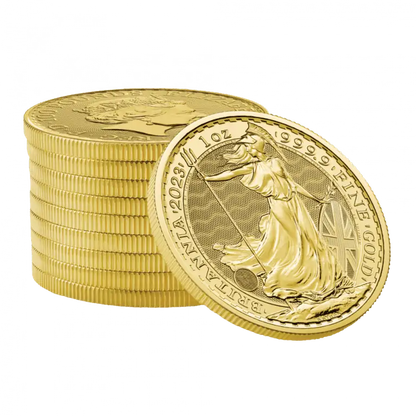 1oz Gold Britannia KCIII Coins 2024 – MonsterBox (100 Coins)