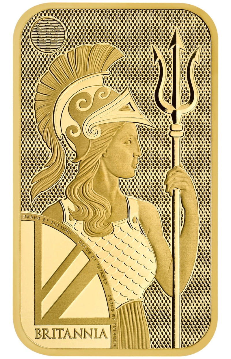 NEW 100g Gold Britannia Minted Bar