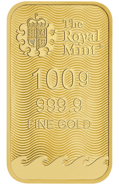 NEW 100g Gold Britannia Minted Bar