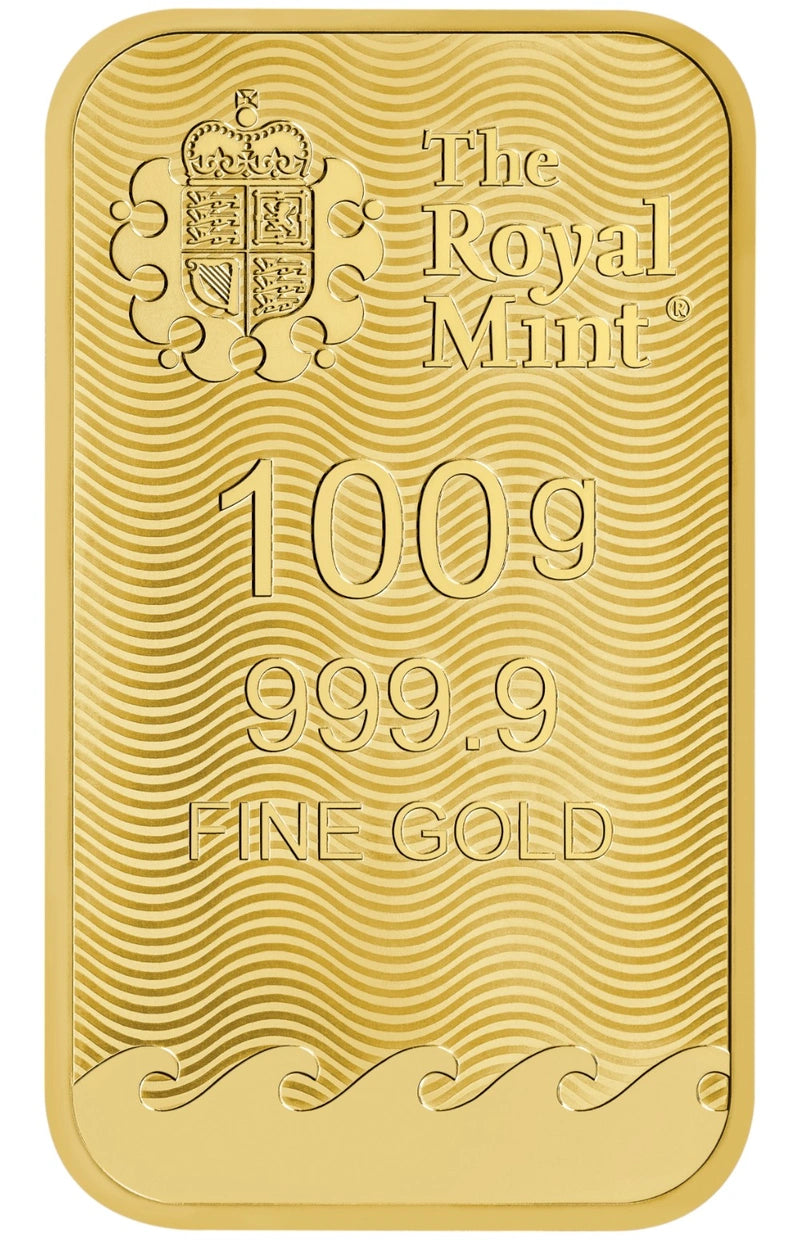 NEW 100g Gold Britannia Minted Bar