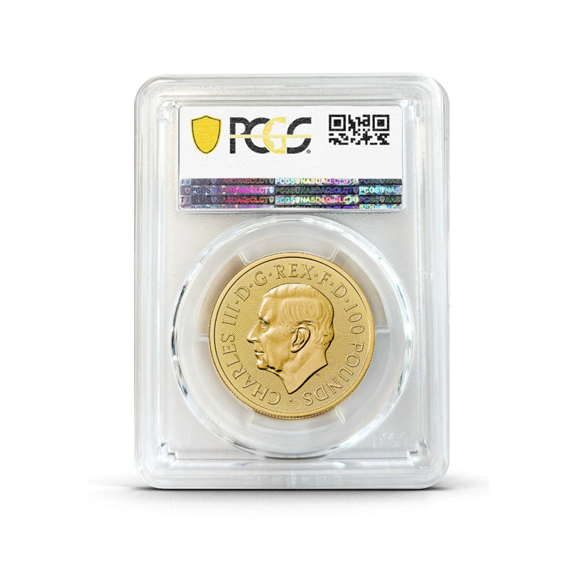 PCGS Certified 2025 Britannia and Liberty 1oz Gold Coin MS68