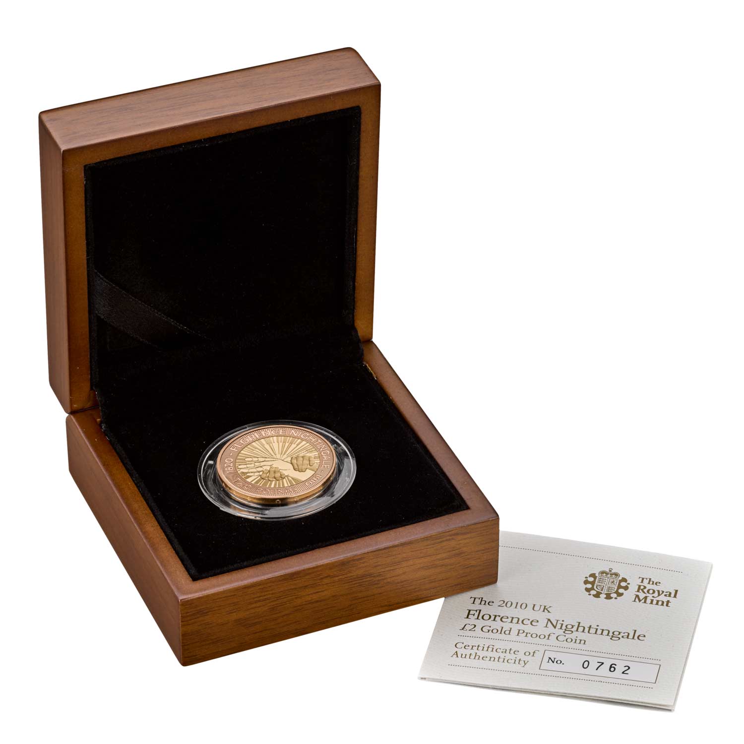 2010 UK Florence Nightingale Gold Proof Coin
