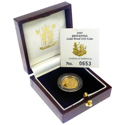 britannia proof gold coin