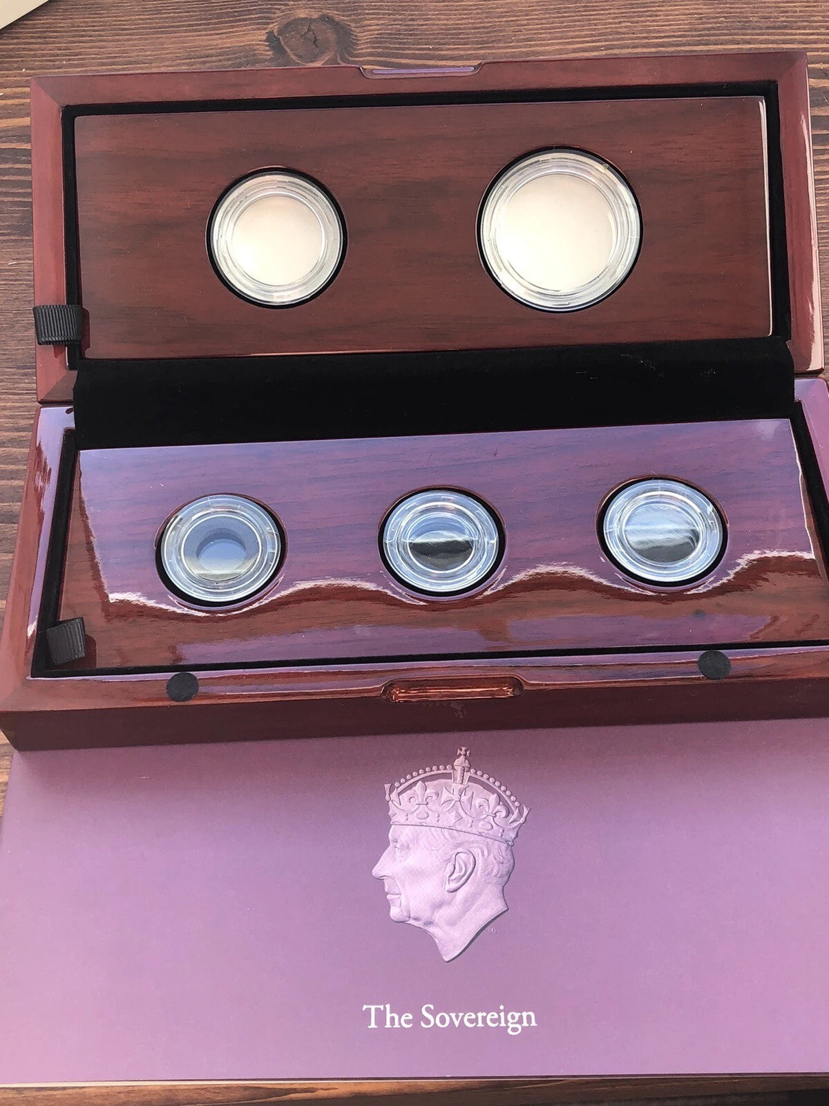 2023 Charles III Coronation Sovereign Five-Coin Gold Proof Set NGC Certificated