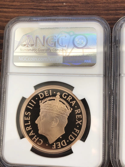 2023 Charles III Coronation Sovereign Five-Coin Gold Proof Set NGC Certificated