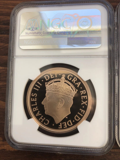 2023 Charles III Coronation Sovereign Five-Coin Gold Proof Set NGC Certificated