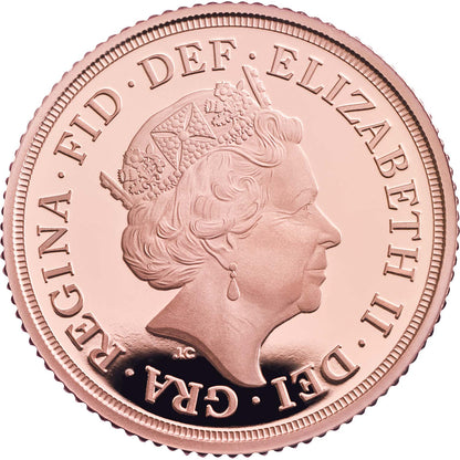 2020 Half Sovereign coin obverse side