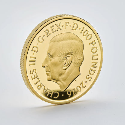 The Royal Tudor Beasts The Queen's Lion 2026 1oz Gold Proof Coin 1 of 125