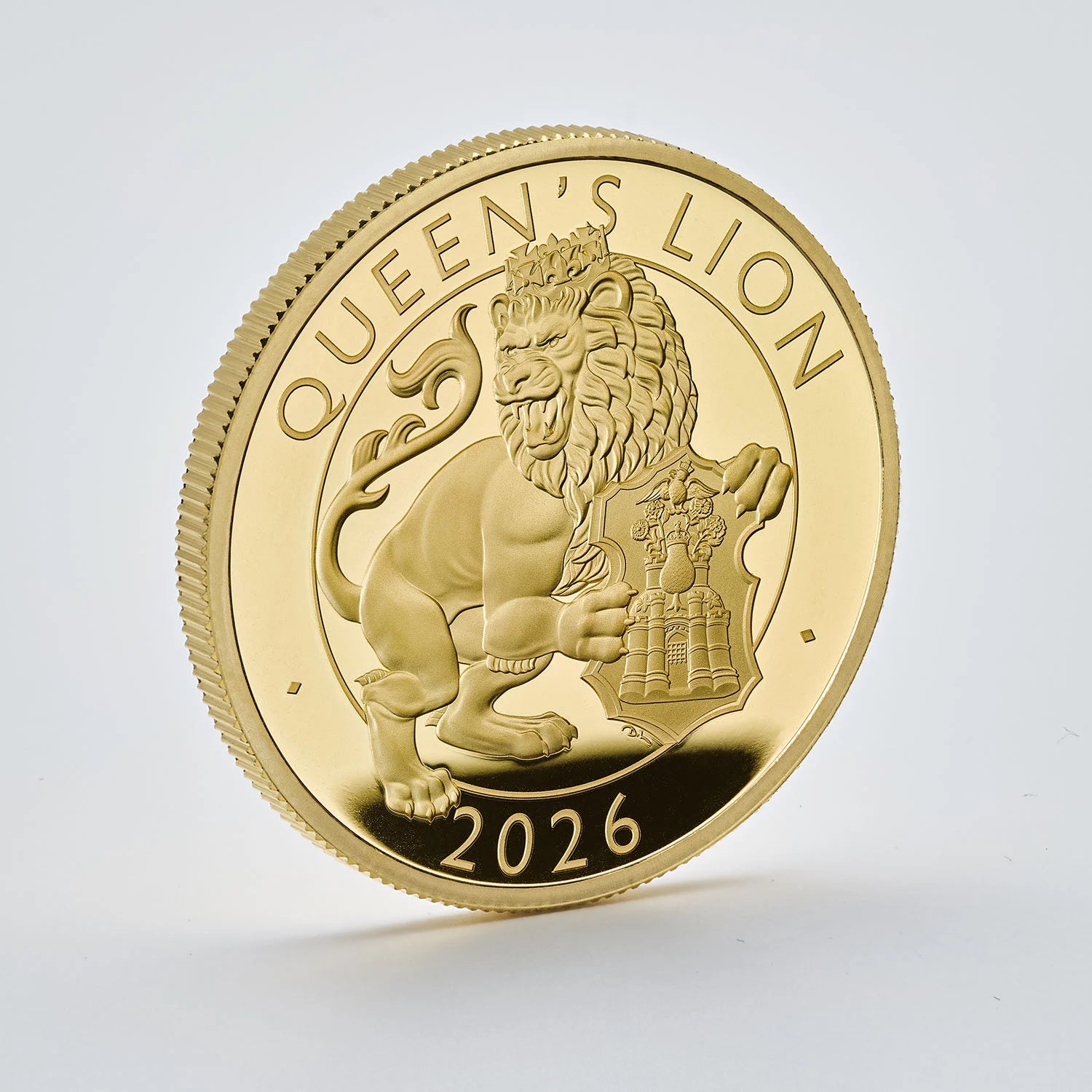 The Royal Tudor Beasts The Queen's Lion 2026 1oz Gold Proof Coin 1 of 125